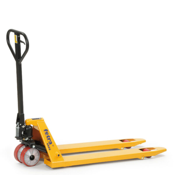 fetra-Hubwagen-fuer-Europaletten-2000-kg-Hubkraft-Polyurethan-Single-Lastrolle-1.jpg fetra Hubwagen 1150 mm Gabel - 2000 kg Hubkraft - Polyurethan - Single-Lastrolle – Bild 1